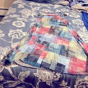 LuLaRoe maxi multicolor skirt, brand new,NWT
